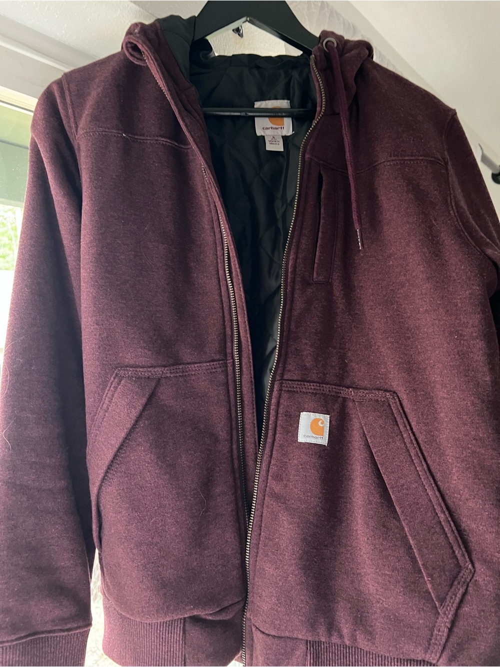 Carhartt Quilted-Lined Hooded Jacket